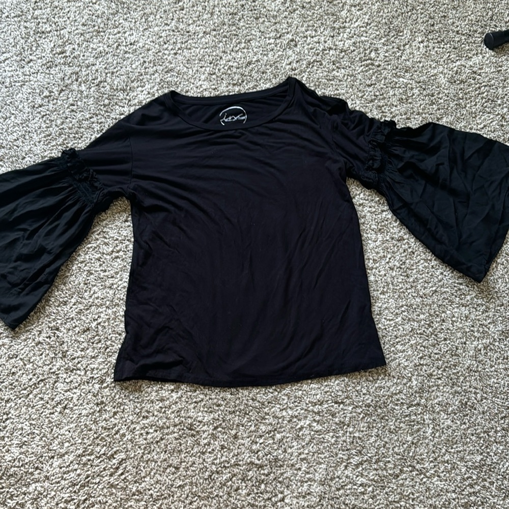 Inc boho style black blouse